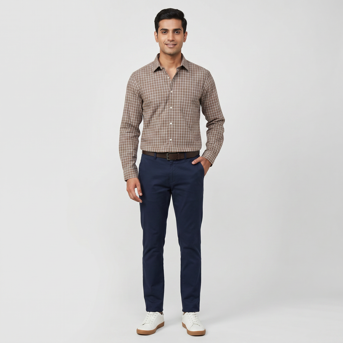 Cotton Checkered Shirt