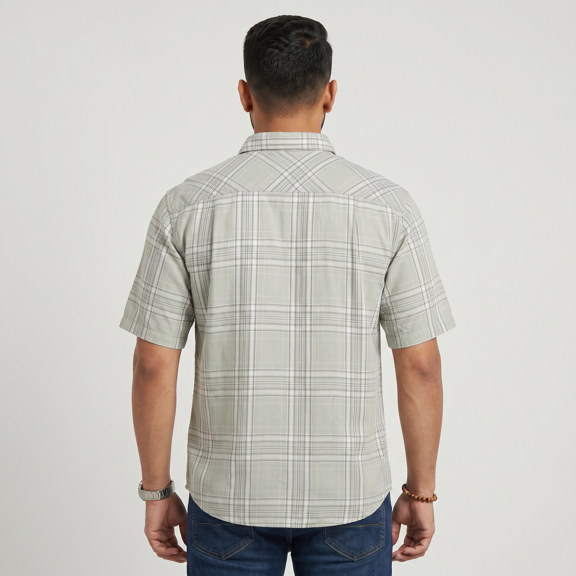 Cotton Checkered Shirt