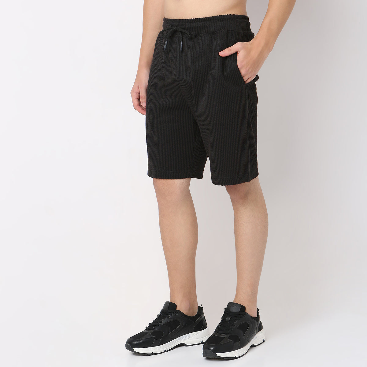 Solid Modern Street Shorts