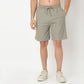 Above Knee Structured Cropped Bermuda Structured Shorts 