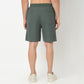 Above Knee Structured Cropped Bermuda Structured Shorts 