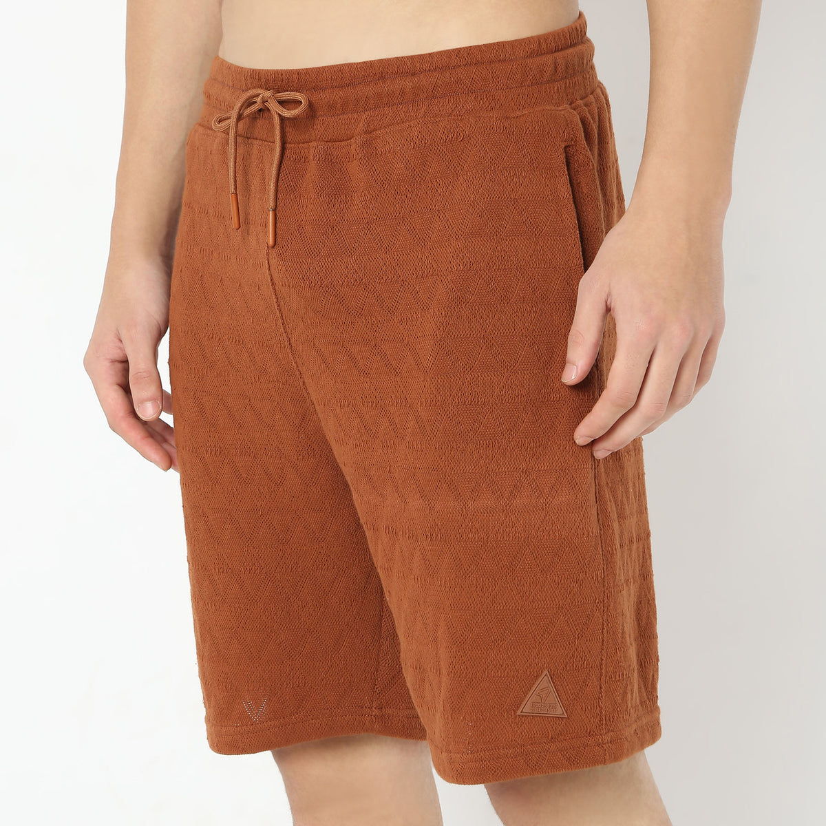 Structured Knee Length Modern Street Shorts