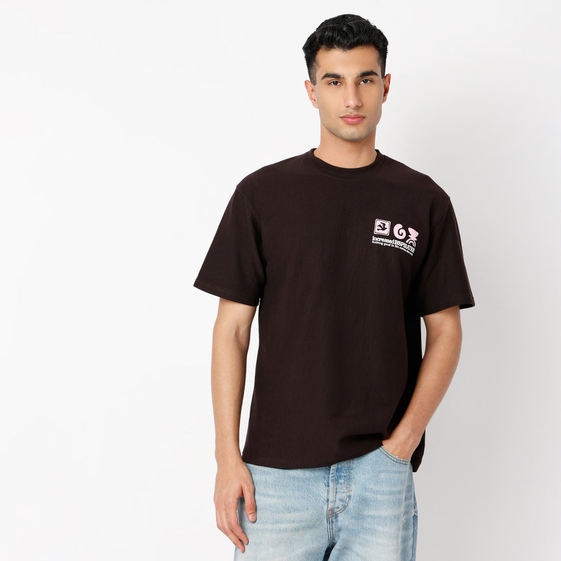 Oversize Graphic Regular Length T-Shirt