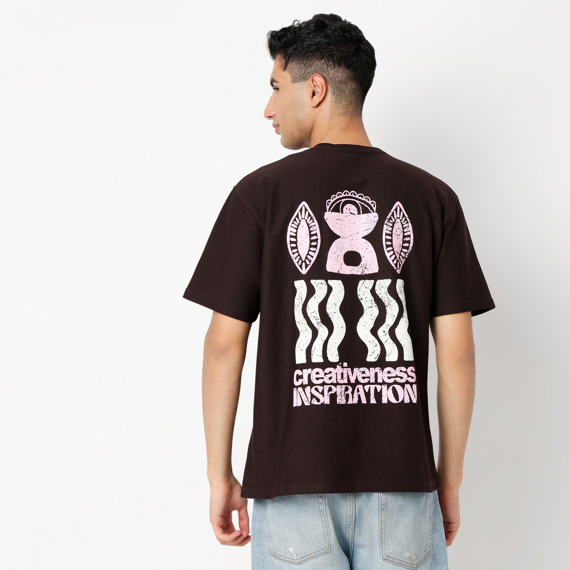 Oversize Graphic Regular Length T-Shirt