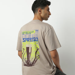 Oversize Graphic Crew Neck T-Shirt