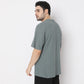 Oversize Structured Crew Neck Modern Street Baggy T-Shirt