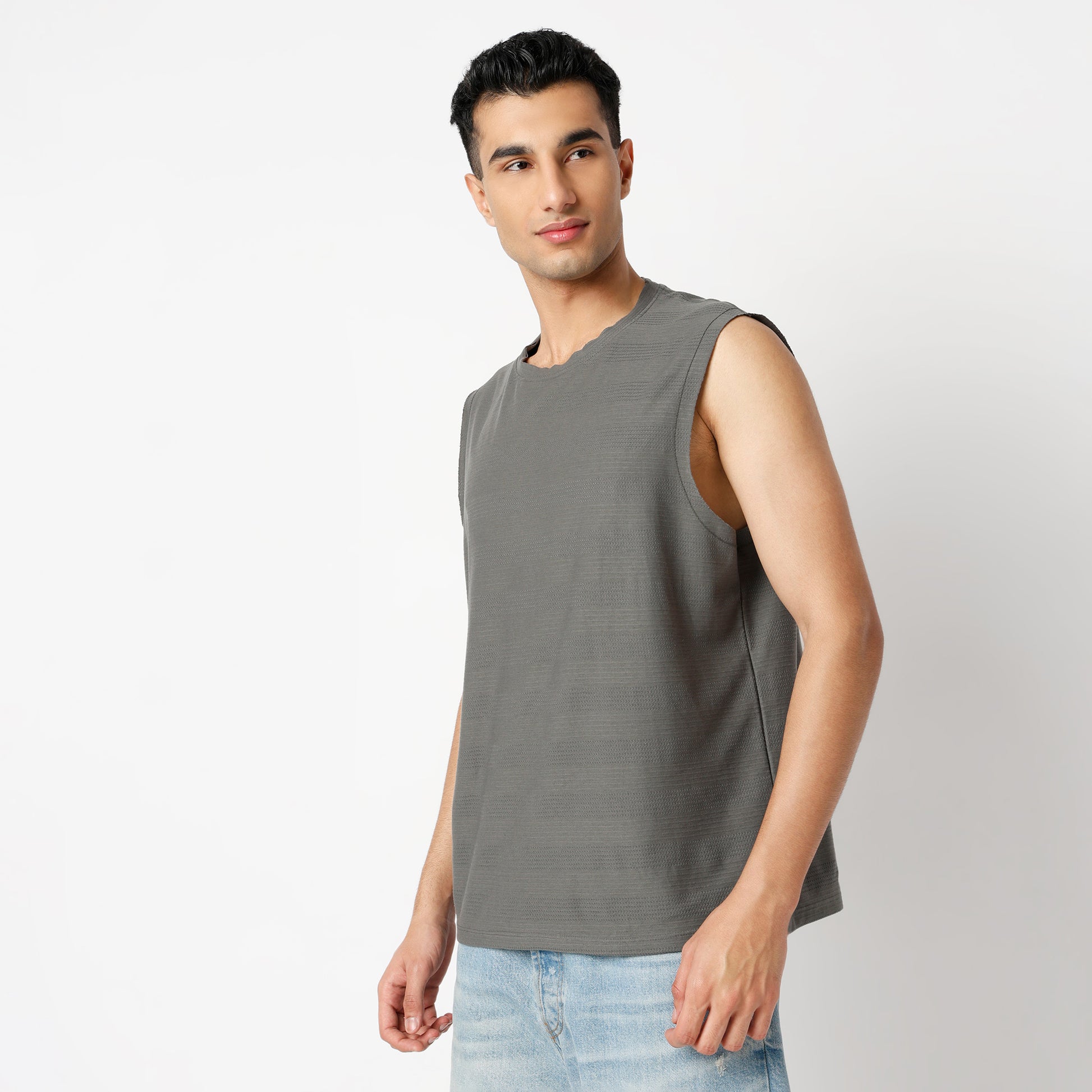 Oversize Structured Regular Length T-Shirt