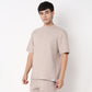 Oversize Crew Neck Structured Unisets T-Shirt
