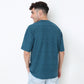 Crew Neck Structured Baggy T-Shirt