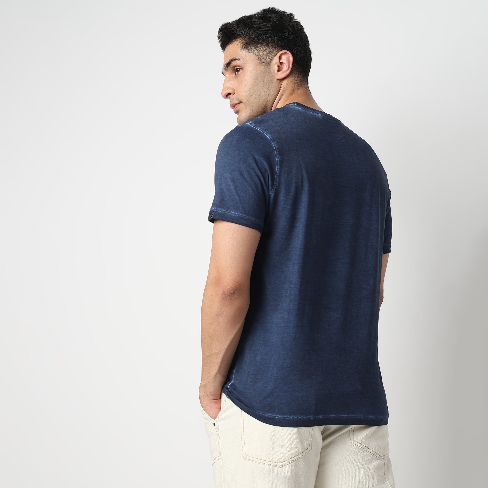 Cotton Graphic Crew Neck T-Shirt