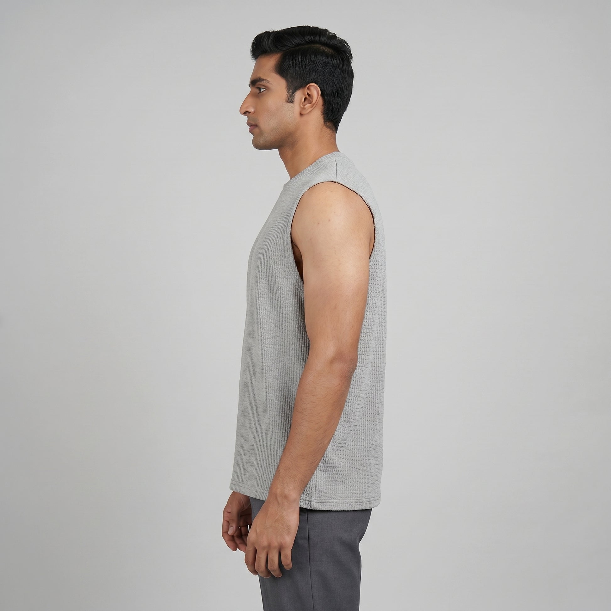 Structured Crew Neck Oversize T-Shirt