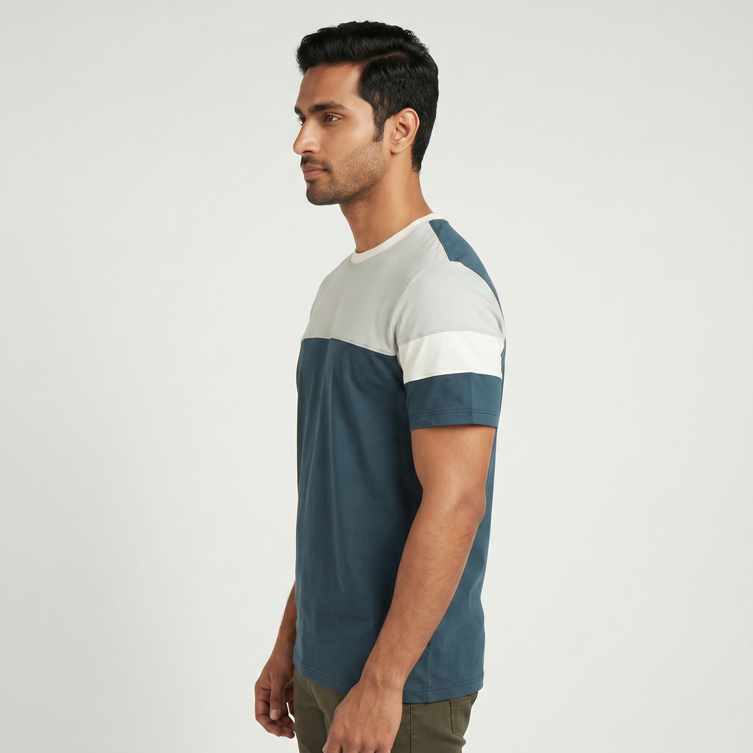 Cut and Sew Relaxed Fit Union T-Shirt