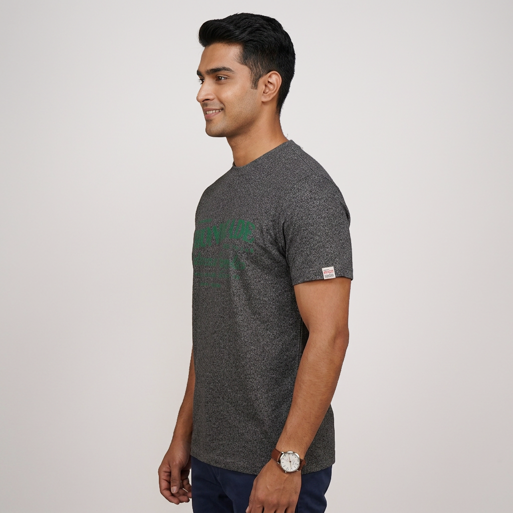 Graphic Crew Neck Union T-Shirt