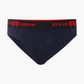 Cotton Black & Navy Mens Brief