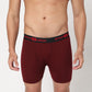 Cotton Black & Maroon Briefs