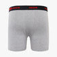Cotton Black & Dark Grey Melange Mens Brief