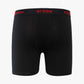 Cotton Black & Dark Grey Melange Mens Brief