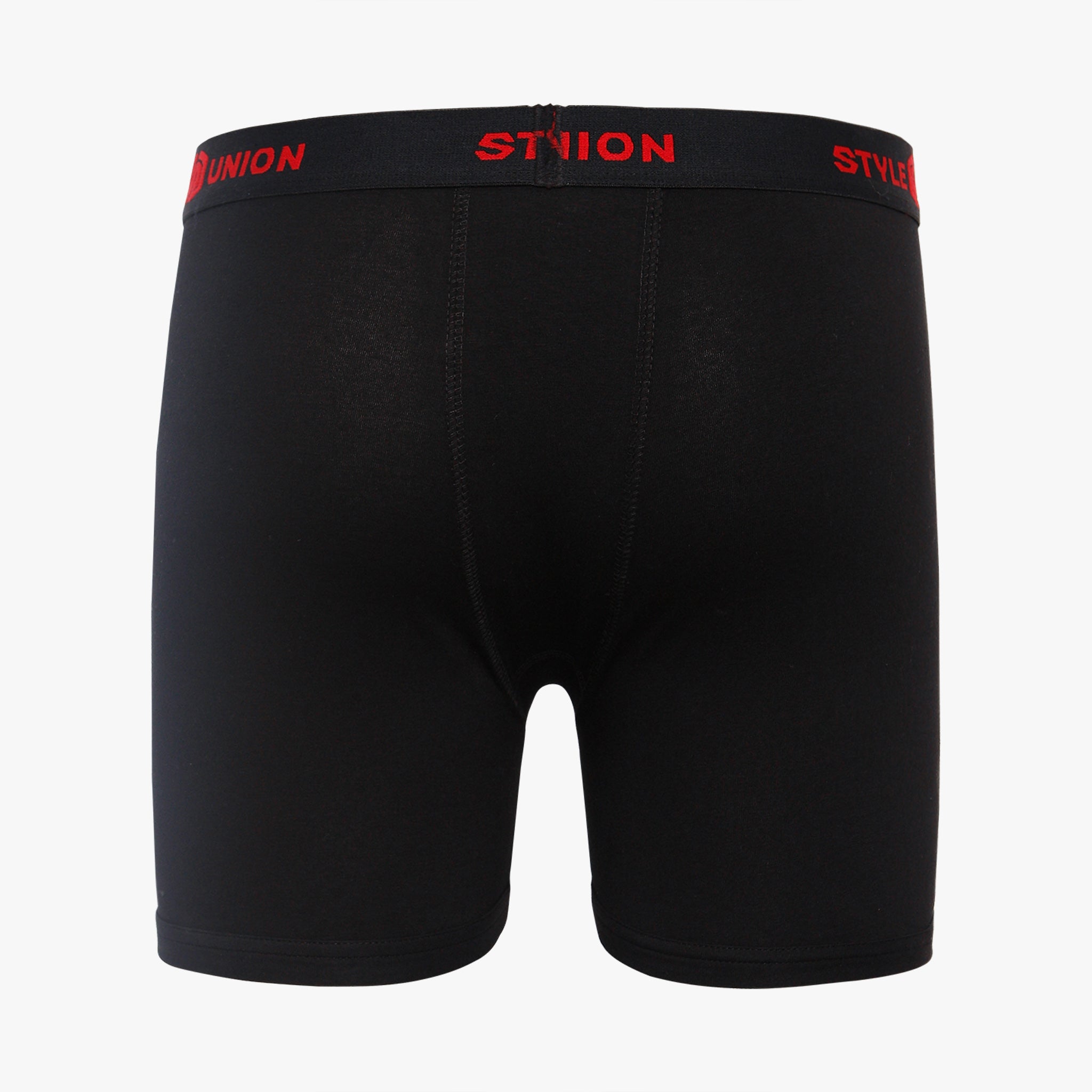Cotton Black & Dark Grey Melange Mens Brief