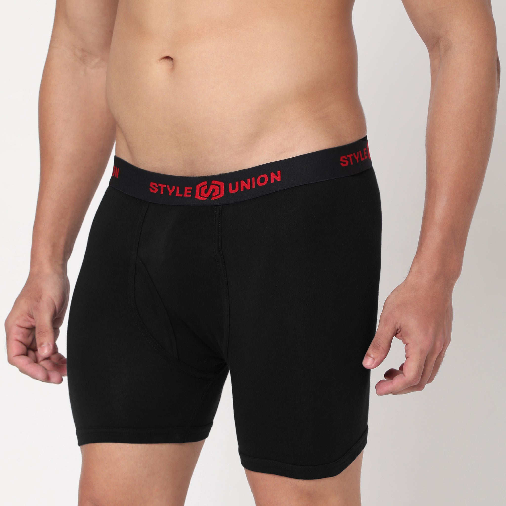 Cotton Black & Navy Briefs