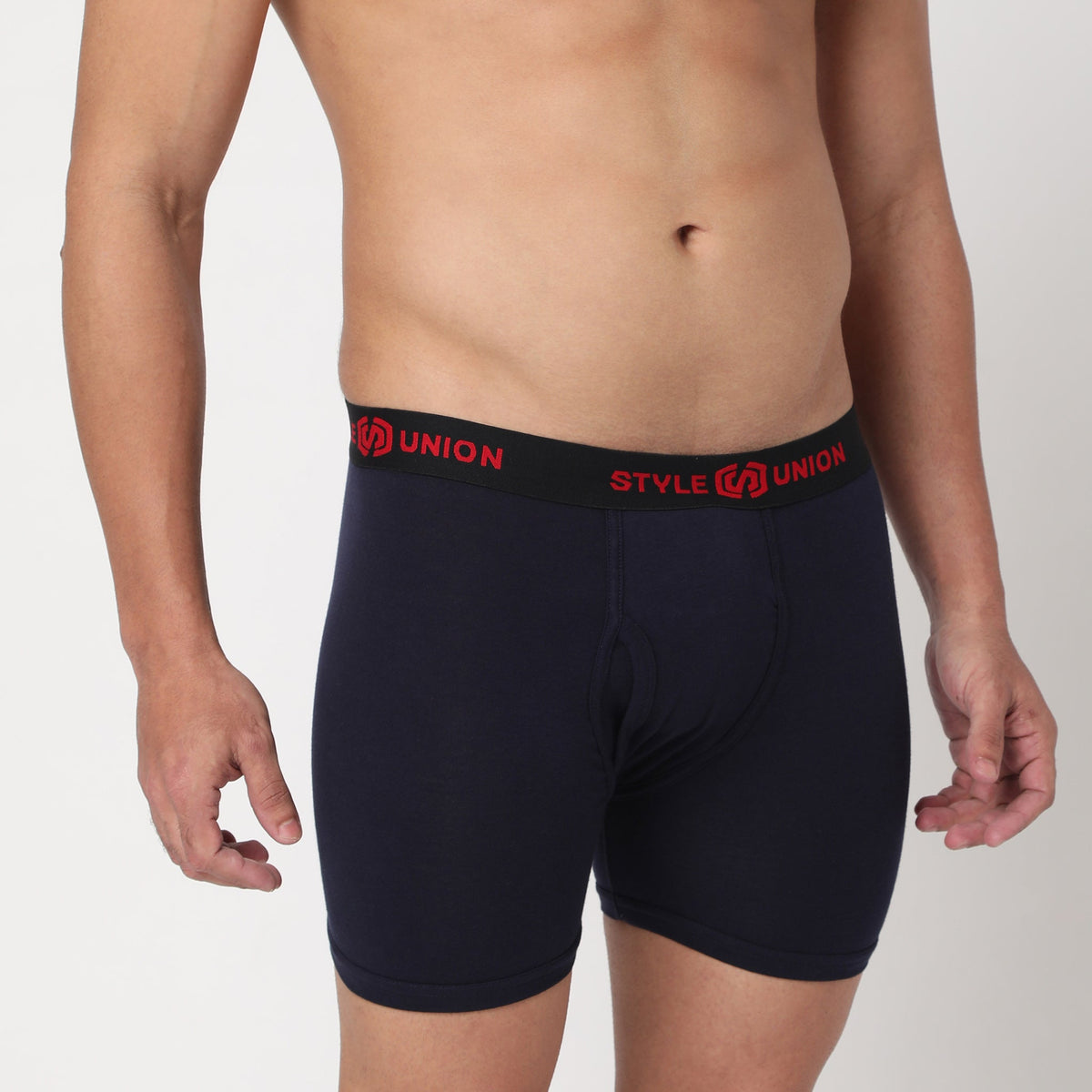 Cotton Navy Mens Brief