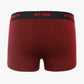 Cotton Grey Melange & Maroon Mens Brief
