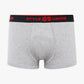 Cotton Grey Melange & Maroon Mens Brief