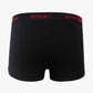 Cotton Black & Dark Grey Melange Mens Brief