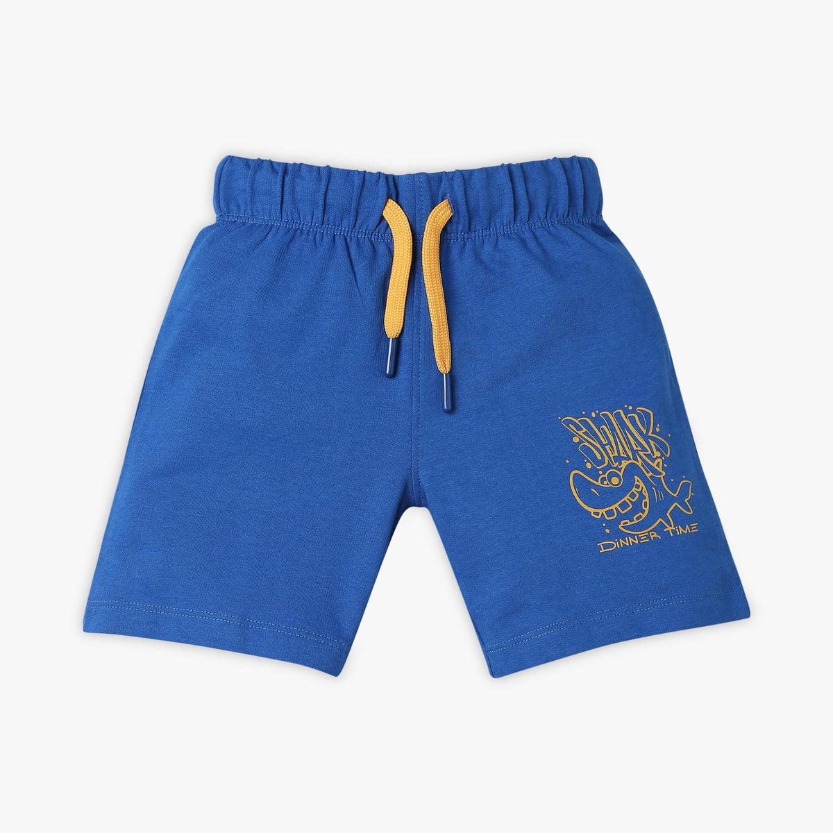 Boy's Regular Fit Solid Mid Rise Shorts