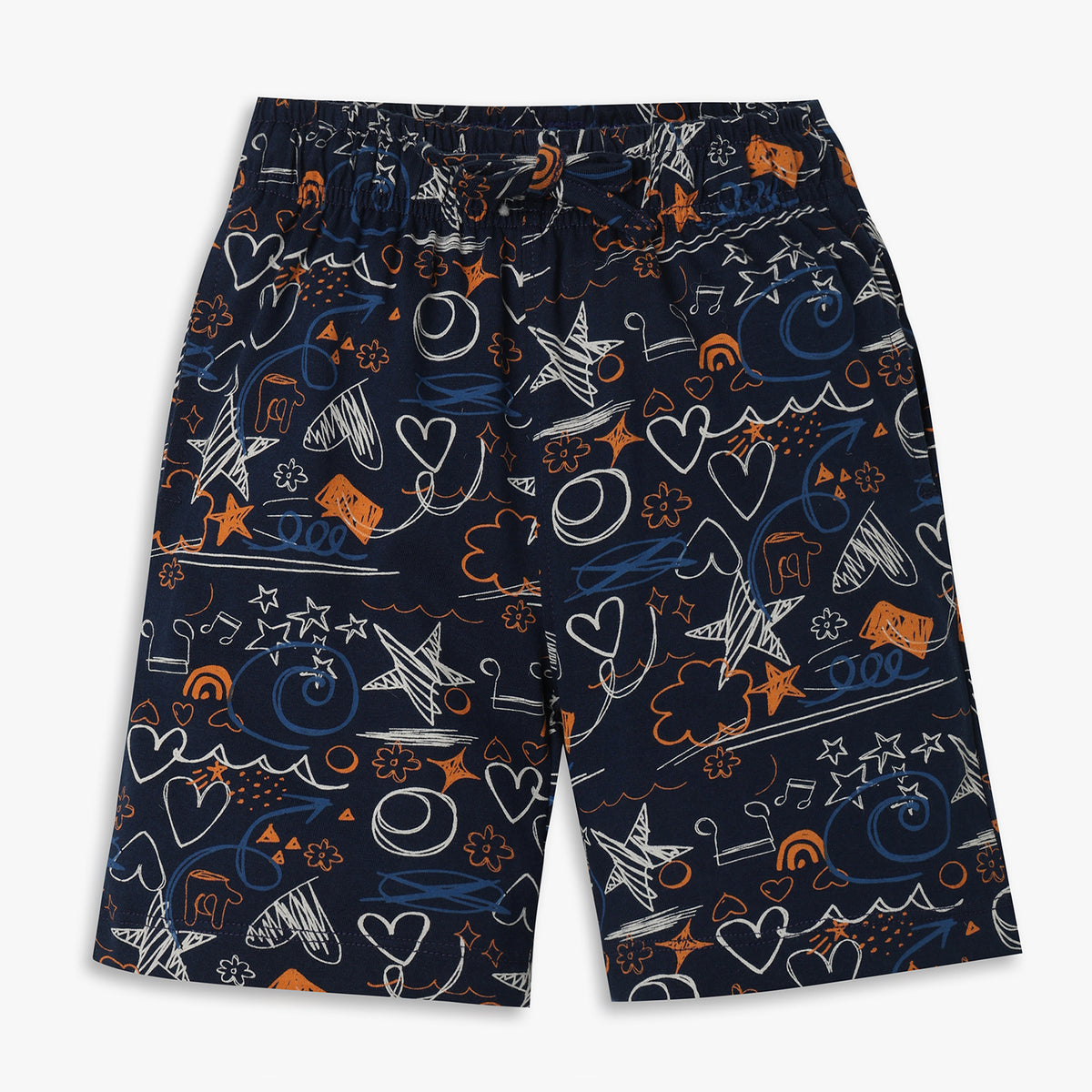 Boys Regular Fit Printed Sleepwear Set