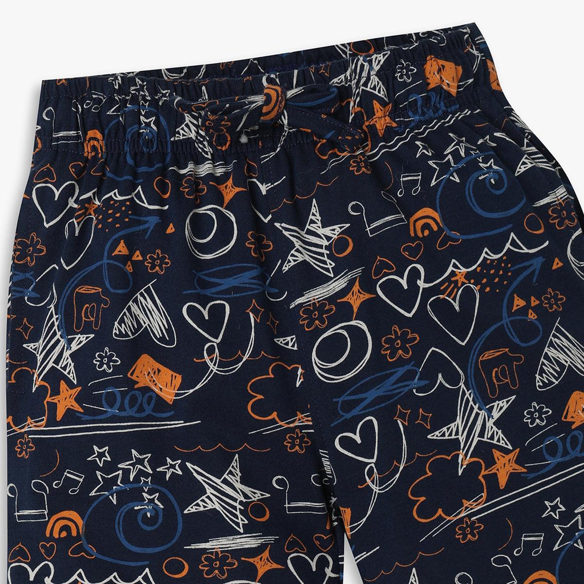 Boys Regular Fit Printed Sleepwear Set