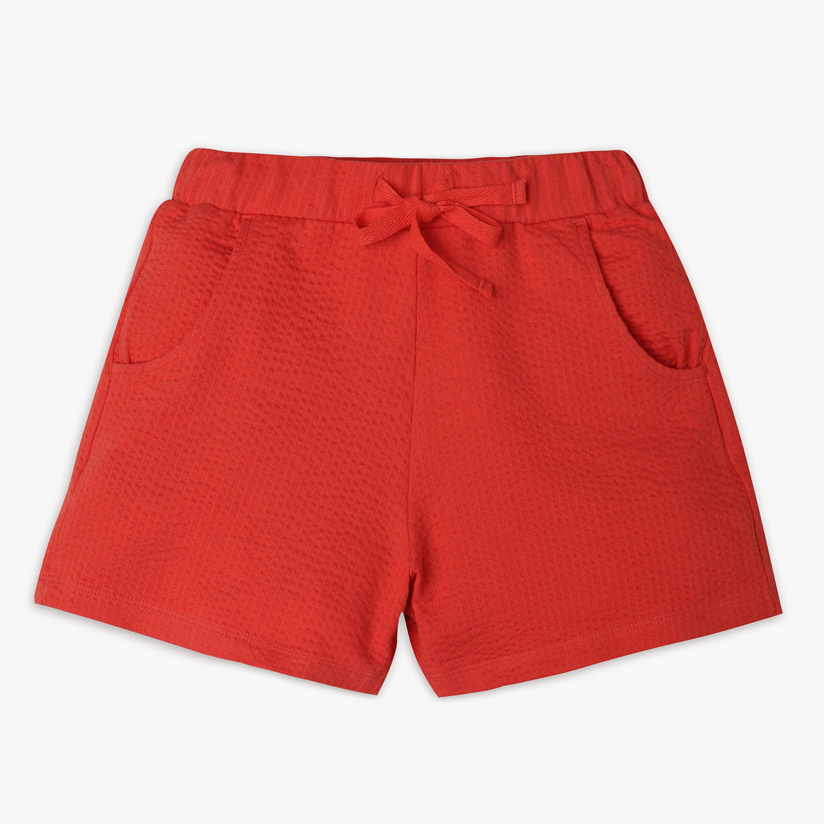 Girls Regular Fit Solid Shorts