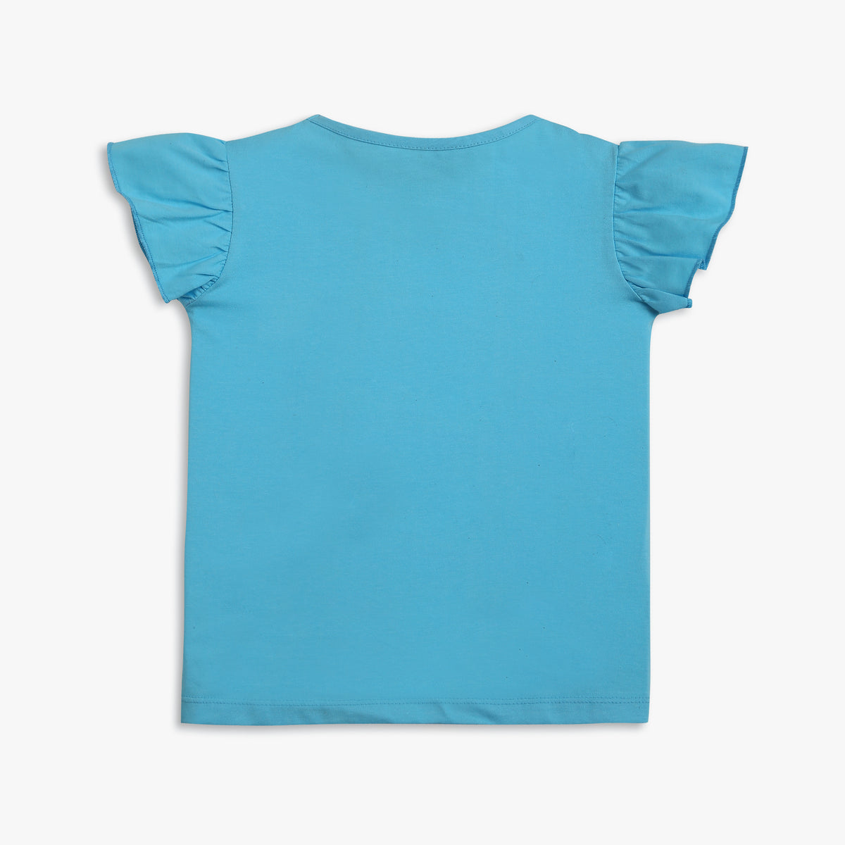 Girls Regular Fit Solid T-Shirt