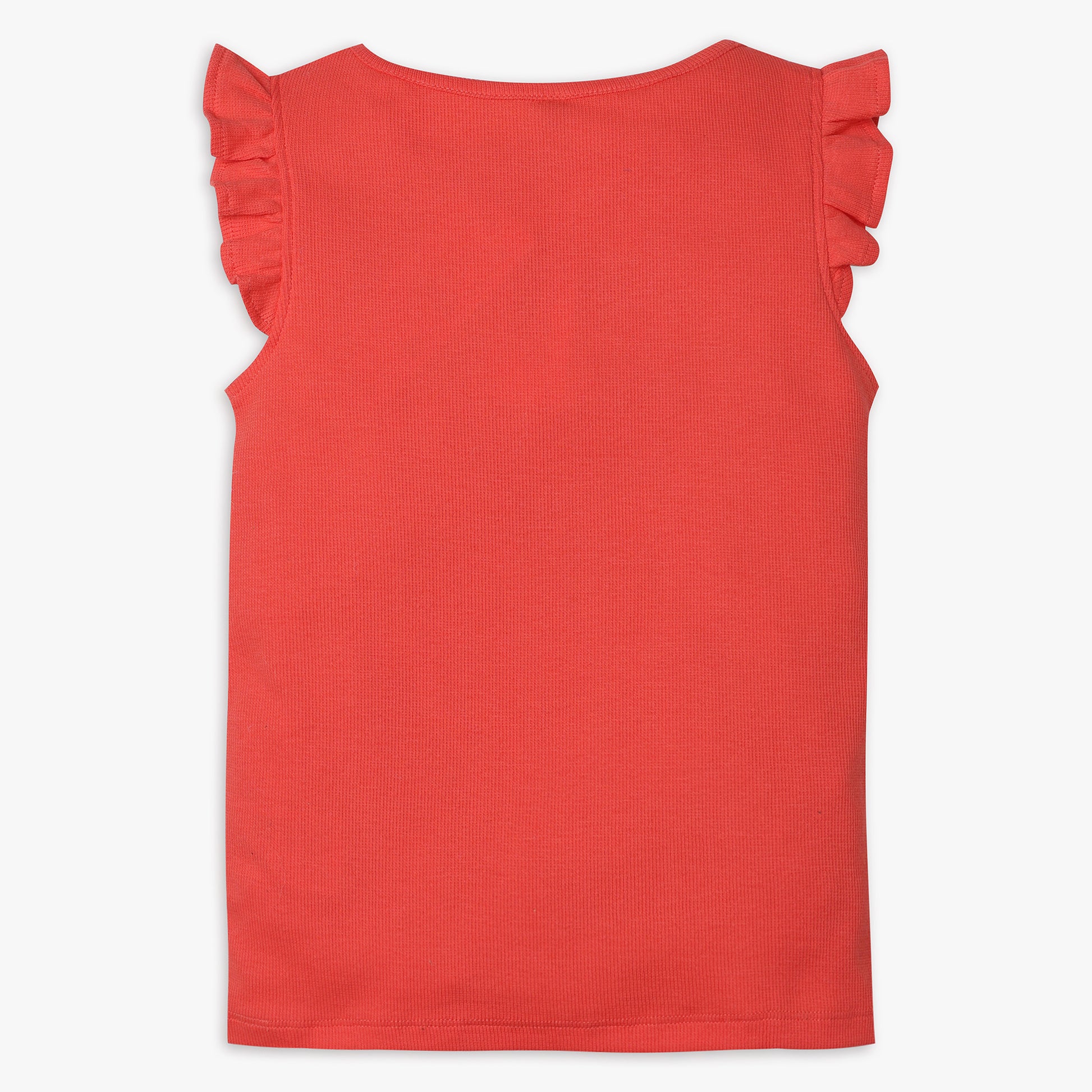 Girls Regular Fit Solid T-Shirt