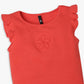 Girls Regular Fit Solid T-Shirt