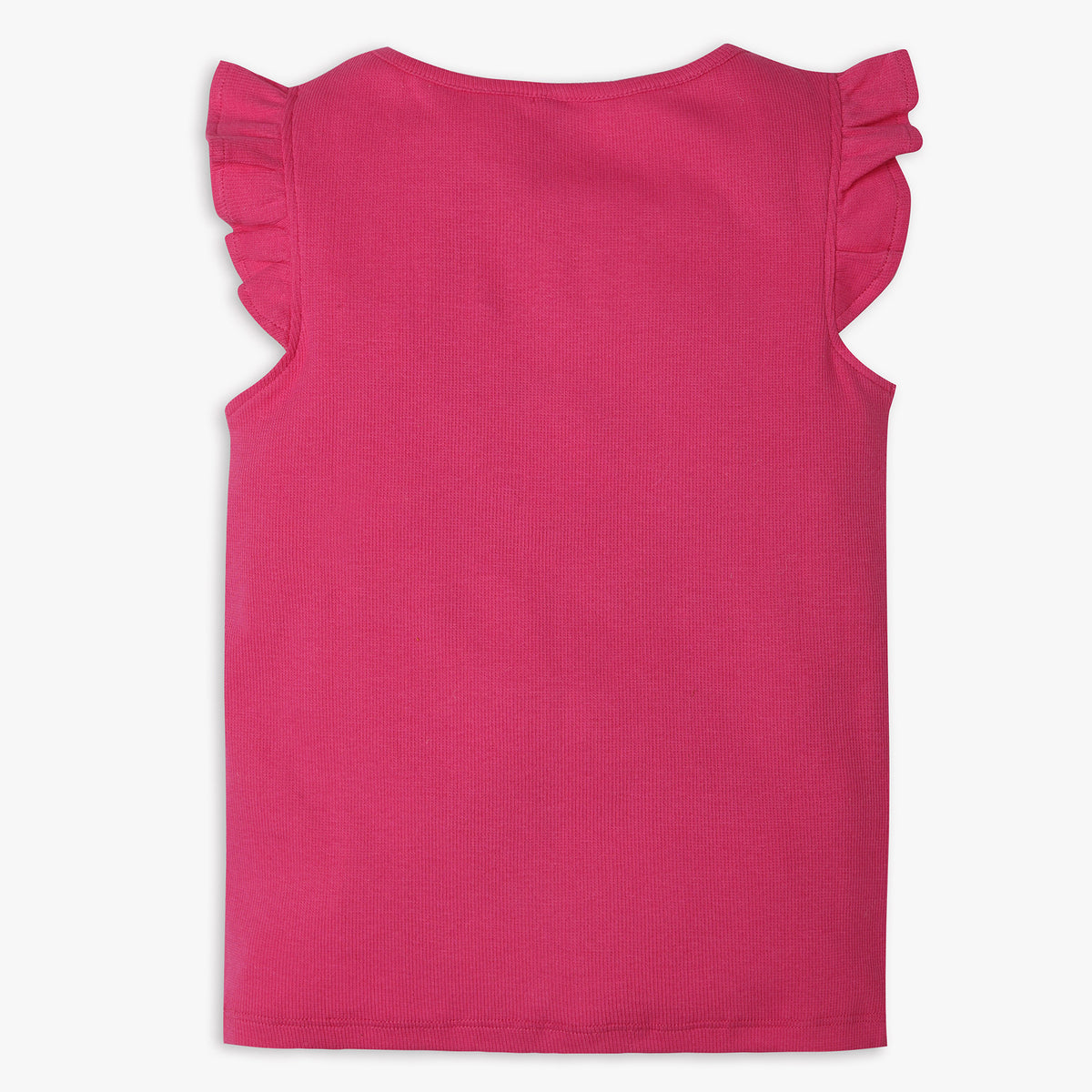 Girls Regular Fit Solid T-Shirt