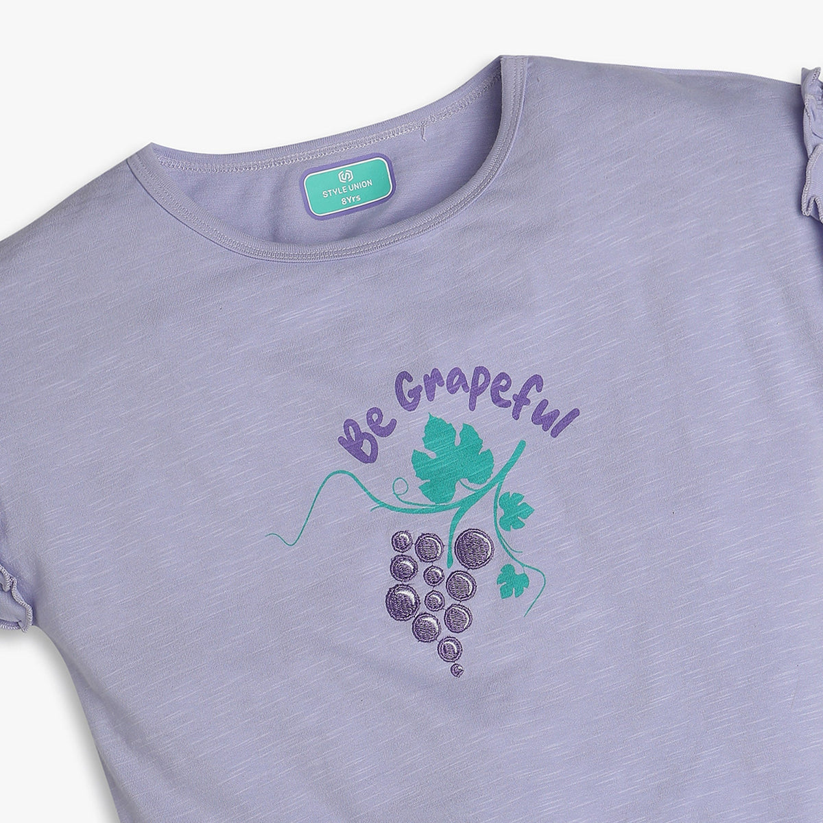 Girls Regular Fit Printed T-Shirt