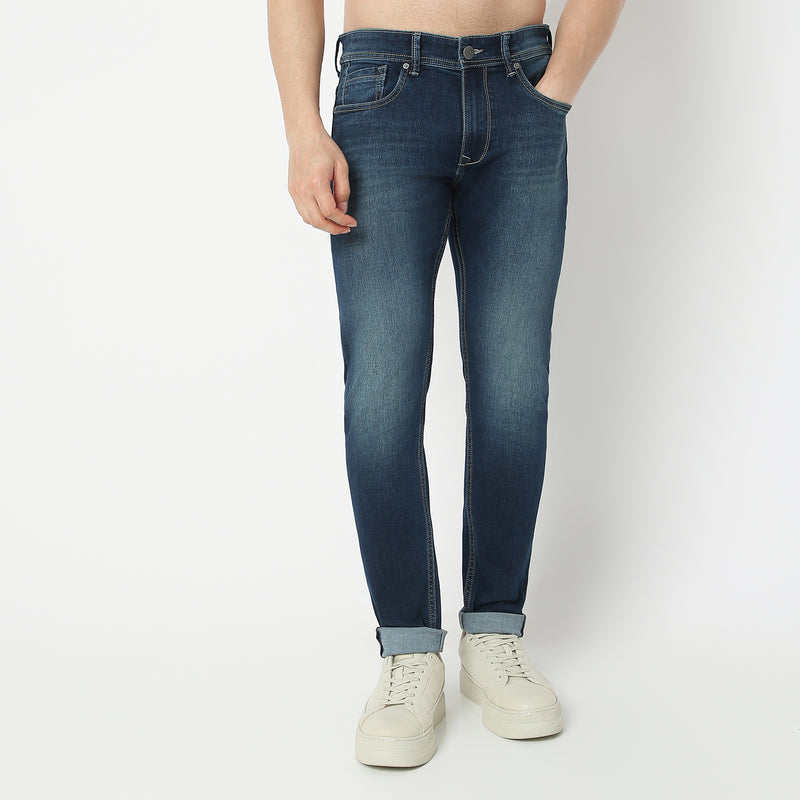 Skinny Fit Classic Washed Jeans