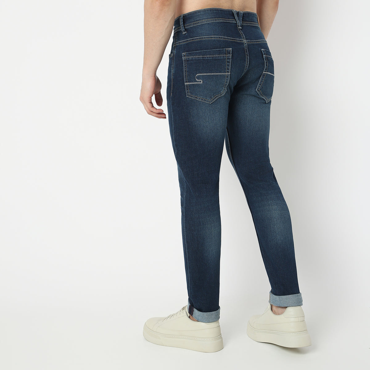 Skinny Fit Classic Washed Jeans