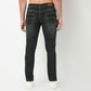 Solid Full Length Straight Fit Classic Clean Jeans