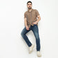 Stone Wash Slim Fit Jeans
