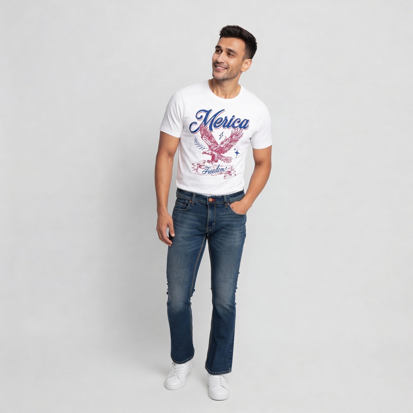 Full Length Flare Fit Jeans