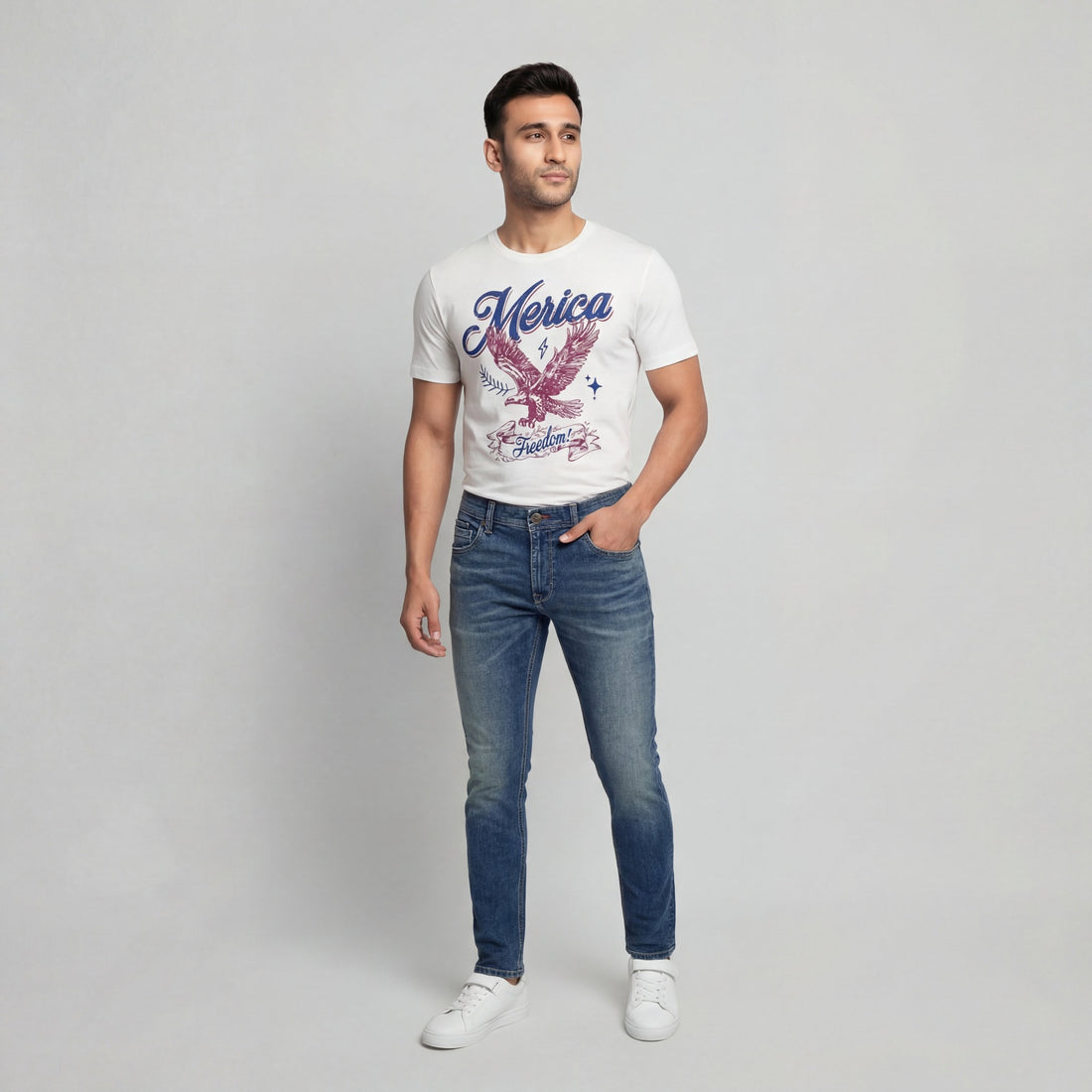 Full Length Straight Fit Jeans