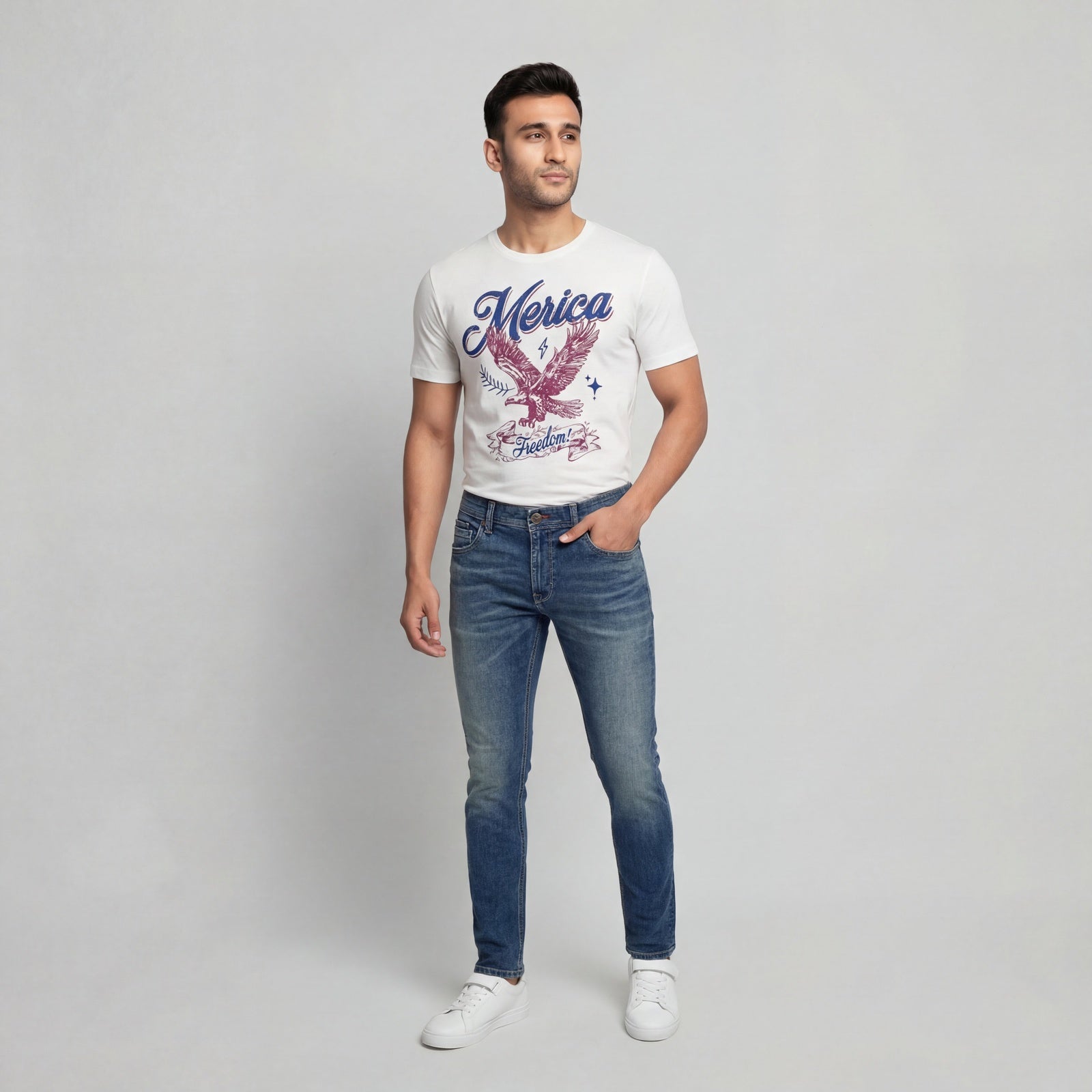 Full Length Straight Fit Jeans