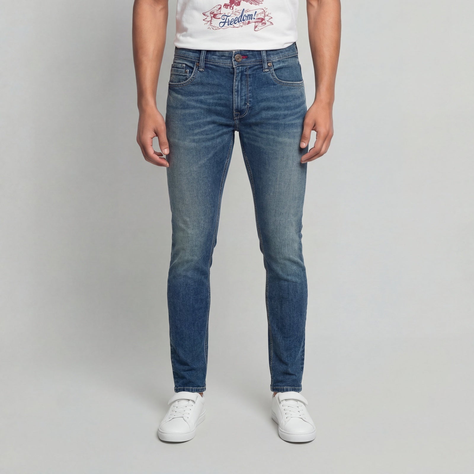 Full Length Straight Fit Jeans