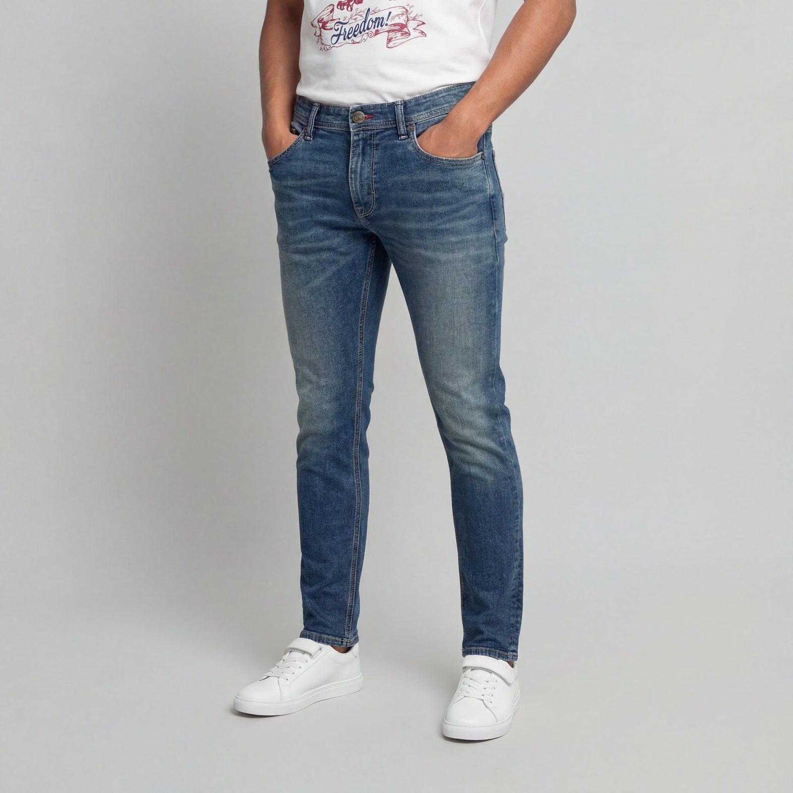 Full Length Straight Fit Jeans