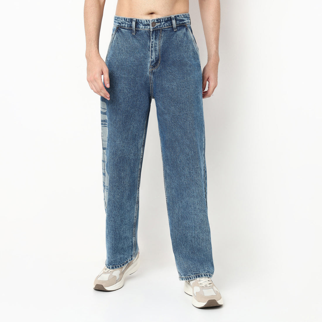 Cotton Fabric Anti Fit Jeans