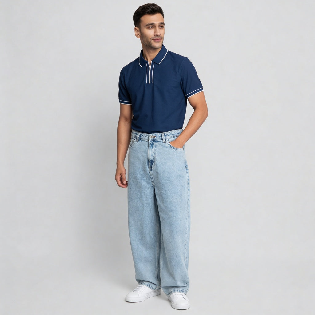 Art Edit Barrel Fit High Rise Jeans