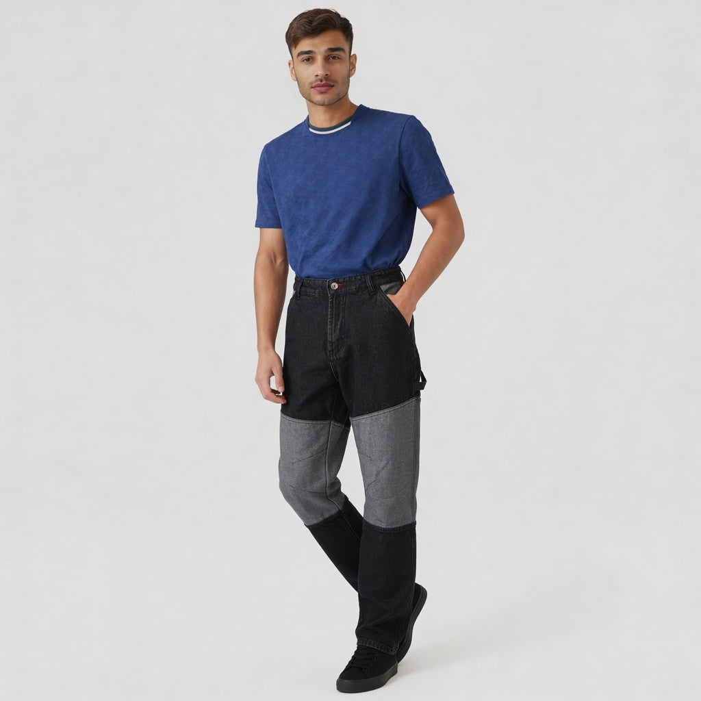 Art Edit Baggy Fit Mid Rise Jeans