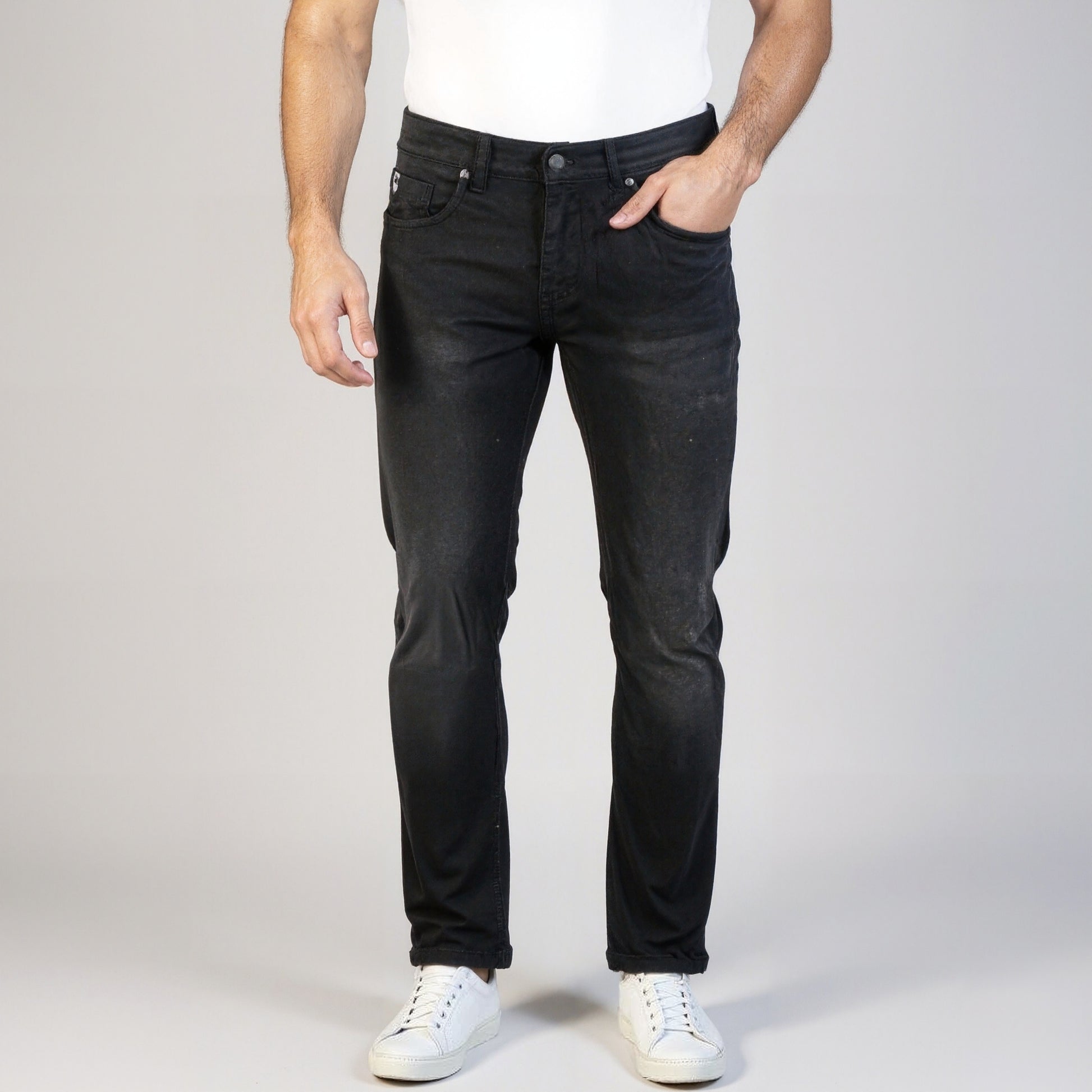 Stone Wash Straigth Fit Jeans