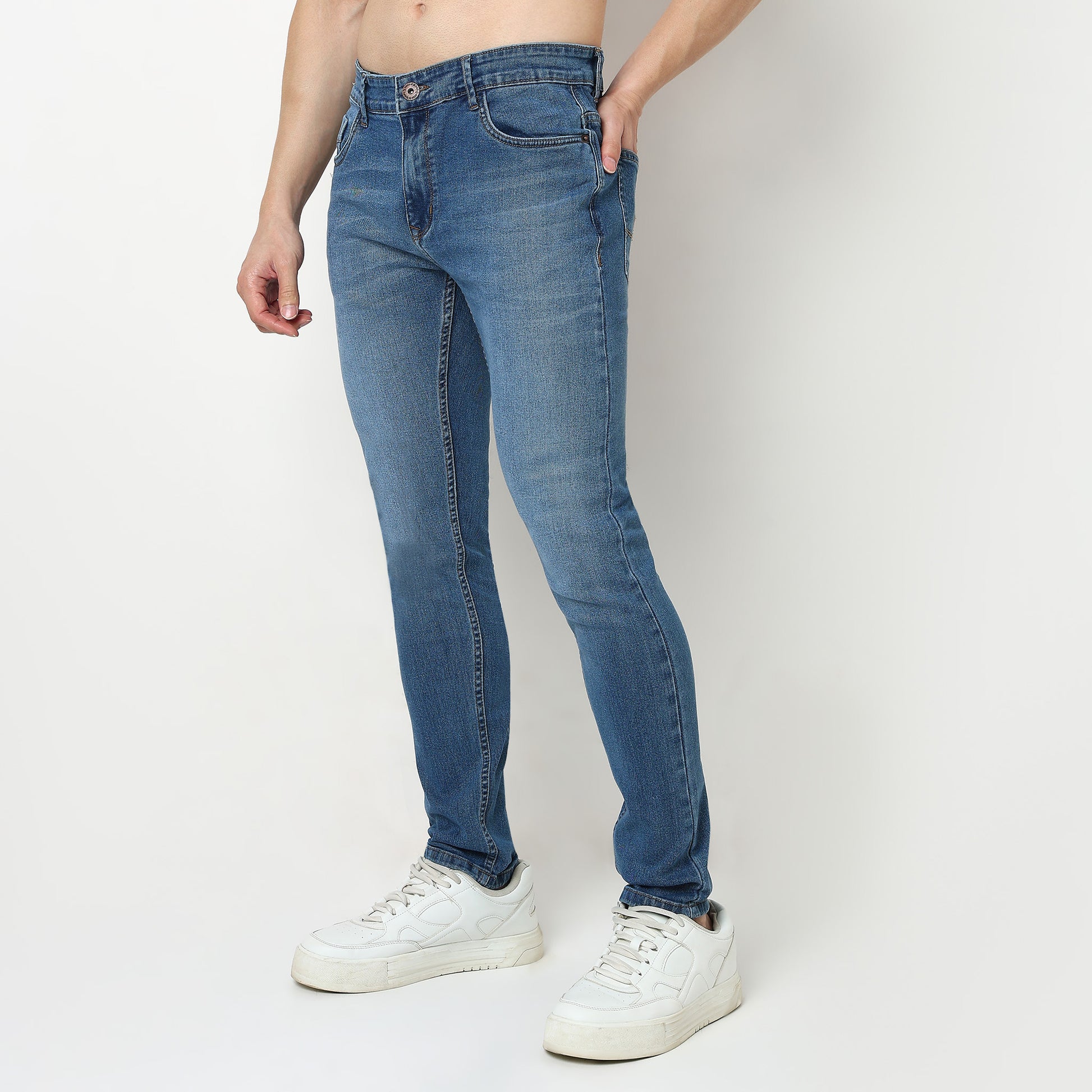 Skinny Comfort Light Fade Jeans
